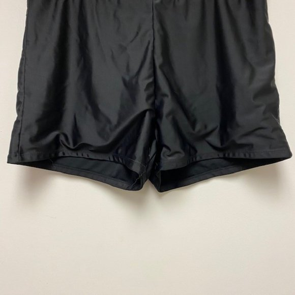 Shein Plus Size Geometric Print Ruched Tankini Top and Swim Shorts, size 3XL - Picture 9 of 11